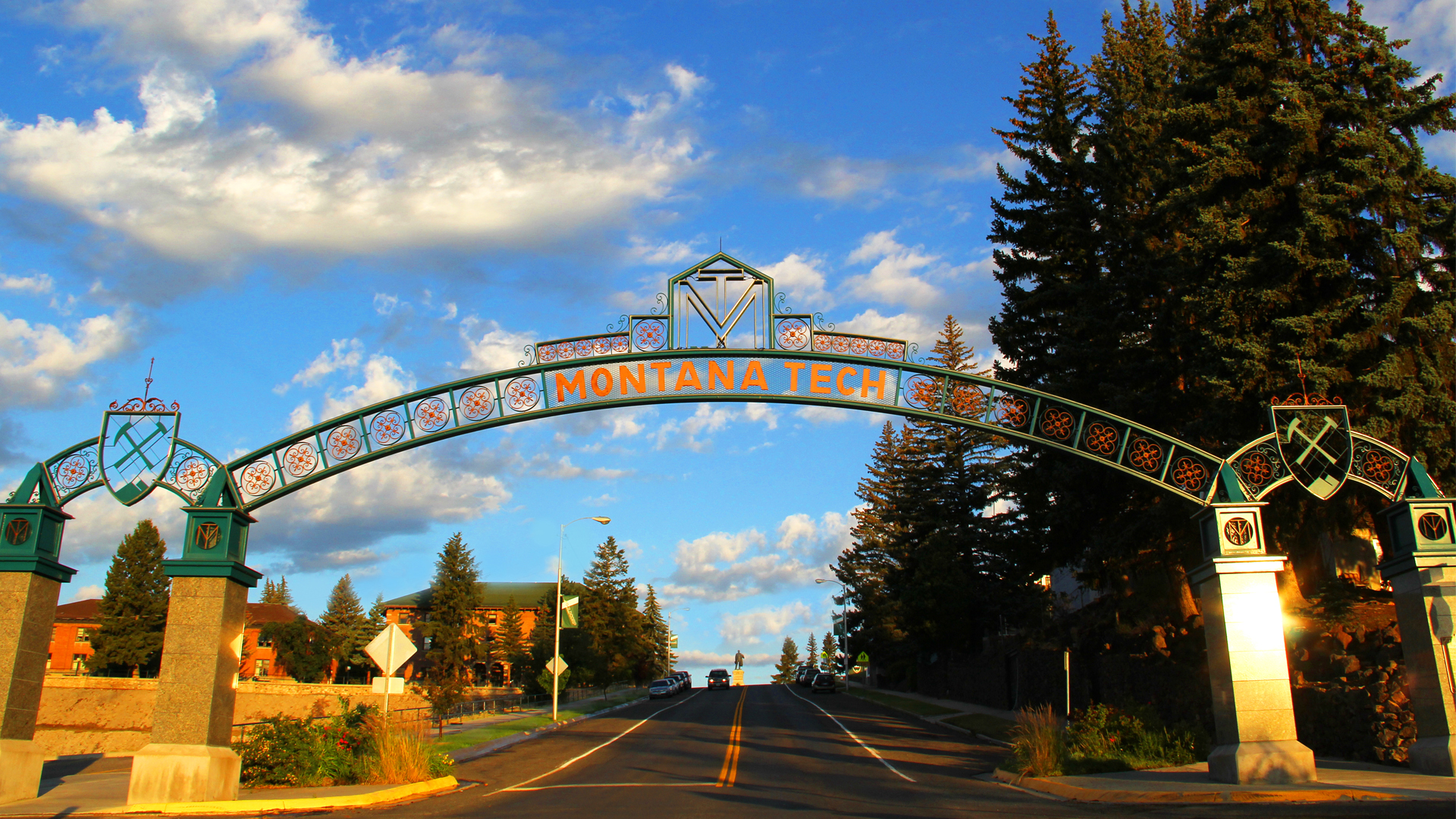 Montana Tech arch
