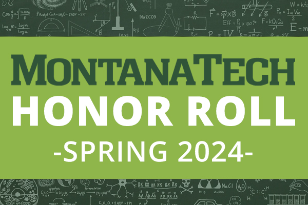 Montana Tech Honor Roll text graphic
