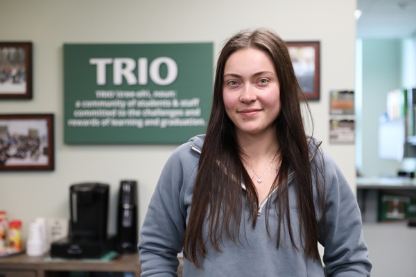 !Halli Weis in the TRIO office